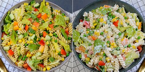 Klassisk pastasalat (rigtig nem) .